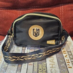 🏒 Las Vegas Golden Knights NWOT Black & Gold Fanny Pack / Belt Bag 🏒